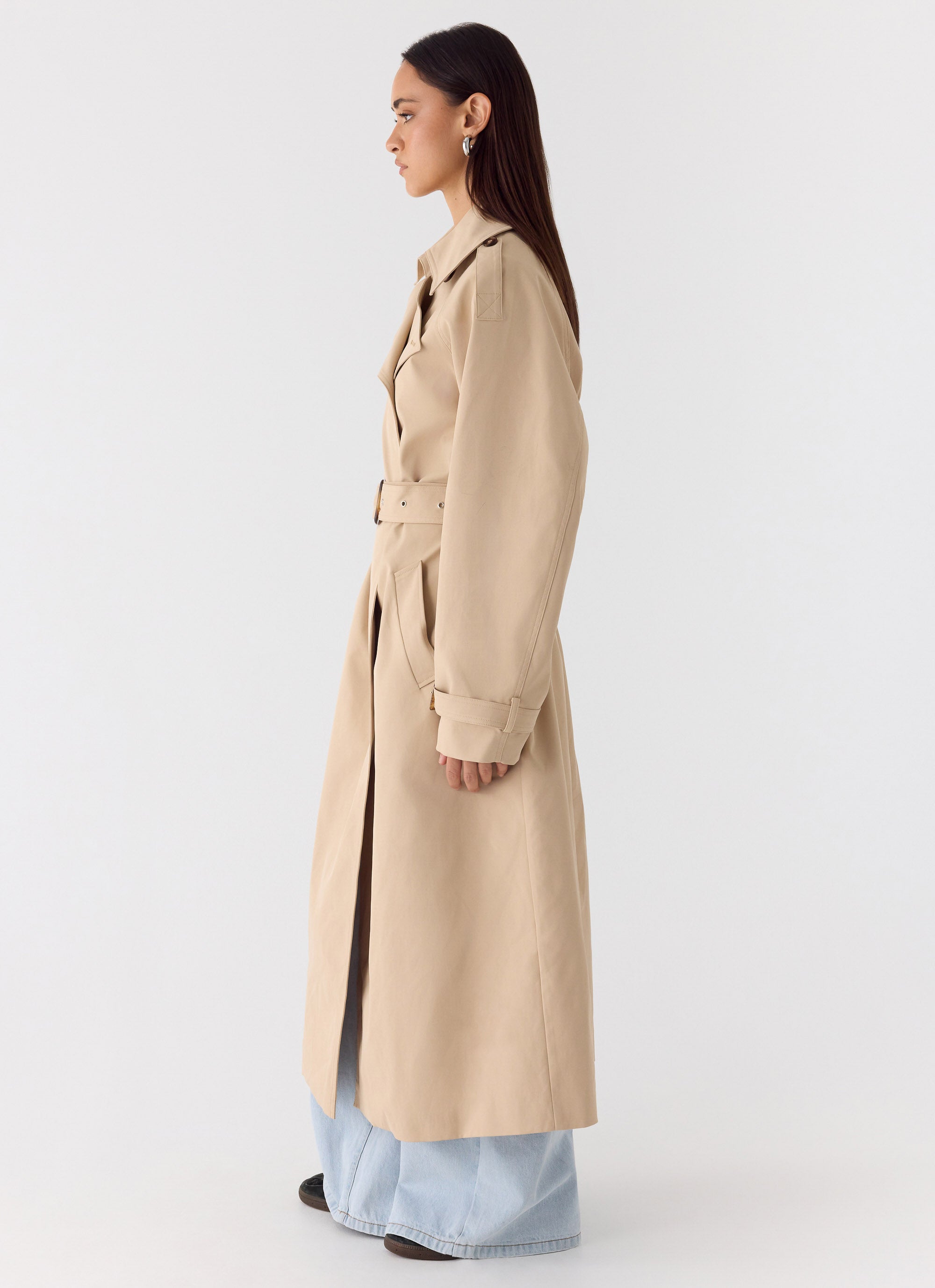Jackie Trench Coat - Tan
