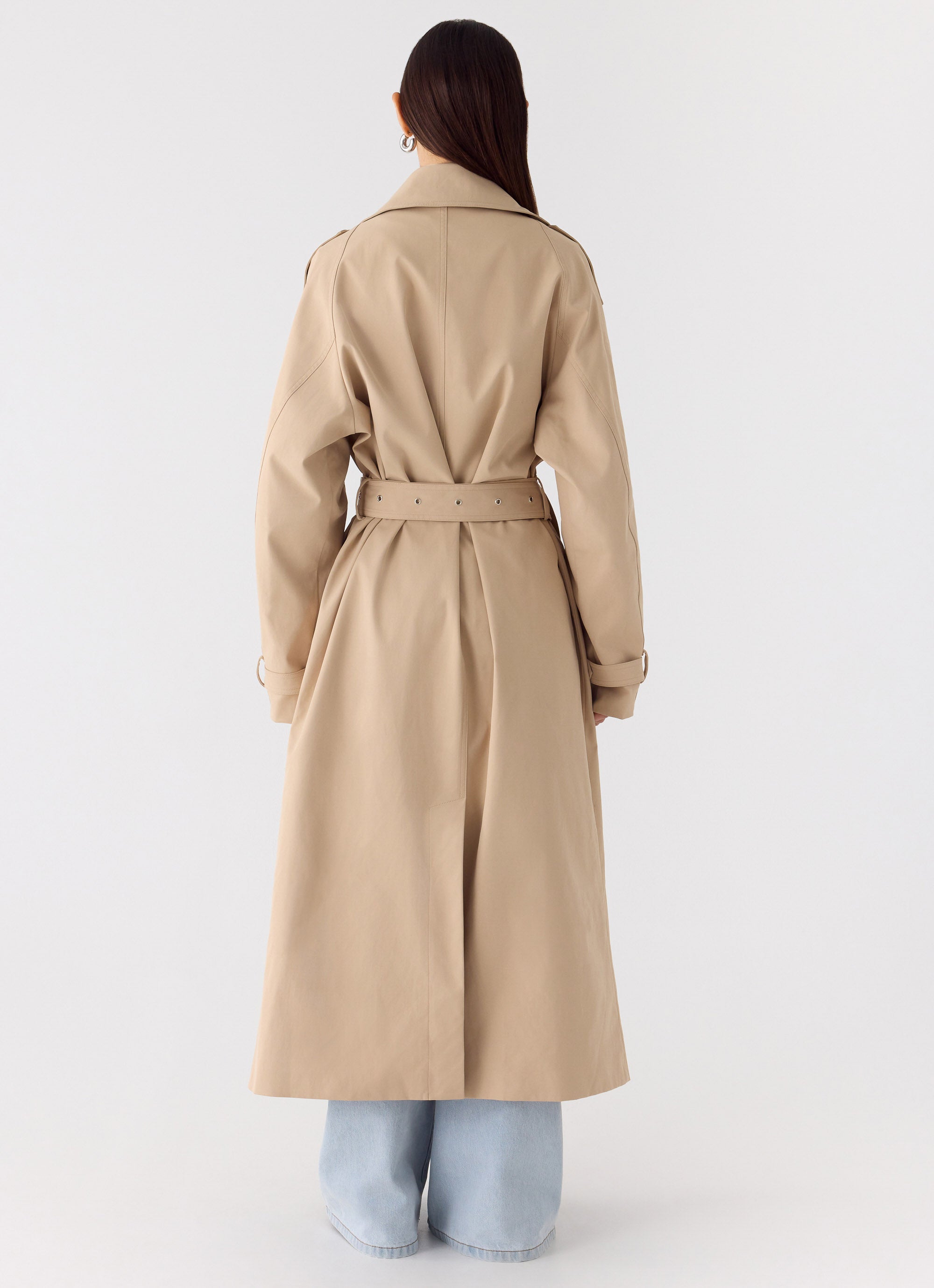 Jackie Trench Coat - Tan